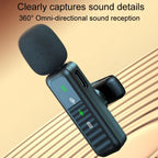 H63 Wireless Lavalier Microphone Live Shooting Audio Noise Canceling Device, Single Mic, Dual Mic