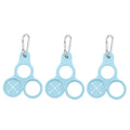 3pcs Outdoor Mountaineering Water Bottle Buckle 3-hole Silicone Towel Portable Holder