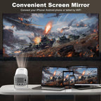 P30 Game Projector Android 11 System With Wireless Gaming Controller 720P Home Theater