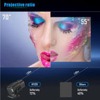 HY320 Game Projector Android 11 System With Wireless Gaming Controller 720P Home Theater, US Plug, EU Plug, UK Plug, AU Plug