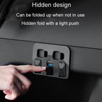 For Tesla Model Y Car Hidden Trunk Modification Button Folding Hook, For Tesla Model Y