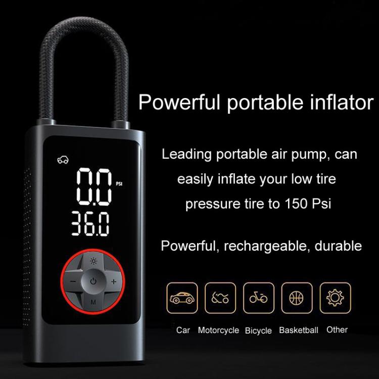 ATJ-004 Smart Wireless Digital Display Portable Car Tire Pump Multi-Function Inflator