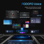 10 Inch Android 13.0 Universal Player Car Reversing Center Control Integrated Machine, 4+64G