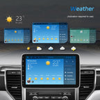 10 Inch Android 13.0 Universal Player Car Reversing Center Control Integrated Machine, 4+64G