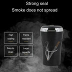 N09A Car Removable Cigarette Ashtray With Light And Lid