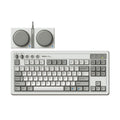 8BitDo Retro87 M Mechanical Keyboard Vintage Wireless Bluetooth / 2.4G / Wired Triple Mode Connection Keyboard, Light Gray Keyboard