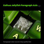 8BitDo Retro87 Mechanical Keyboard Retro RGB Lighting Green Transparent Keyboard With Large Keys, Green Transparent Keyboard