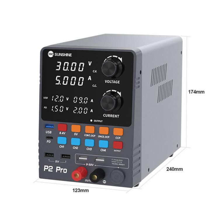 SUNSHINE P2 Pro 330W Intelligent DC Voltage Regulator Power Supply Toroidal Transformer 30V 5A Output Repair Tool, SUNSHINE P2 Pro