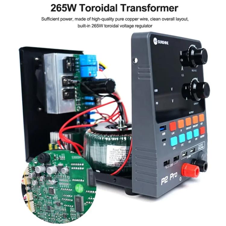 SUNSHINE P2 Pro 330W Intelligent DC Voltage Regulator Power Supply Toroidal Transformer 30V 5A Output Repair Tool, SUNSHINE P2 Pro