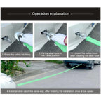 Emergency Elastic Retractable Double Layer Auto Elastic Car Tow Rope