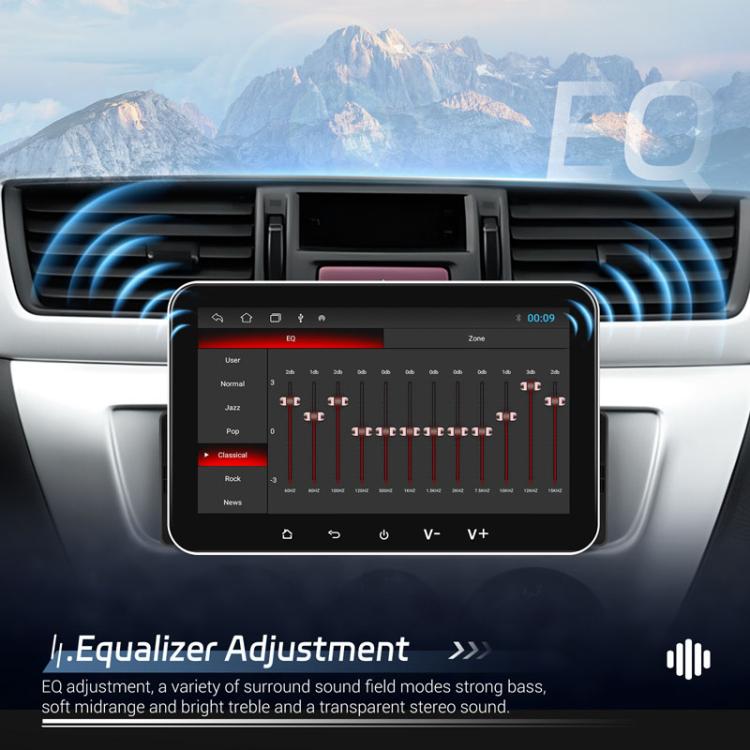 7 inch Horizontal Screen Android 13.0 Single Spindle Universal Car Multimedia Player, Standard, Standard+Camera+Mic