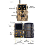 4G Hunting Camera Night Vision SIM Card HD 8K 60MP Photo Video Hunting Camera, PR801LTE European Version, PR801LTE USA  Australia Version