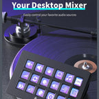 Ajazz AKP153 Multifunctional Console Panel Desktop Assistant Live Stock Tuning Custom Programming Mini Keyboard