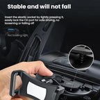 Car CD Slot Navigation Mobile Phone Holder, Automatic Lock Type Black, Automatic Lock Type Gray, Clip Type Black, Clip Type Gray, Magnet Type