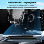 Car CD Slot Navigation Mobile Phone Holder, Automatic Lock Type Black, Automatic Lock Type Gray, Clip Type Black, Clip Type Gray, Magnet Type