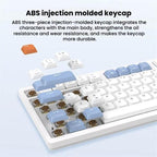 Ajazz AKP815 81 Keys Wired Mechanical Keyboard RGB Backlit LCD Screen Visual Programming Custom Driver Gaming Keyboard