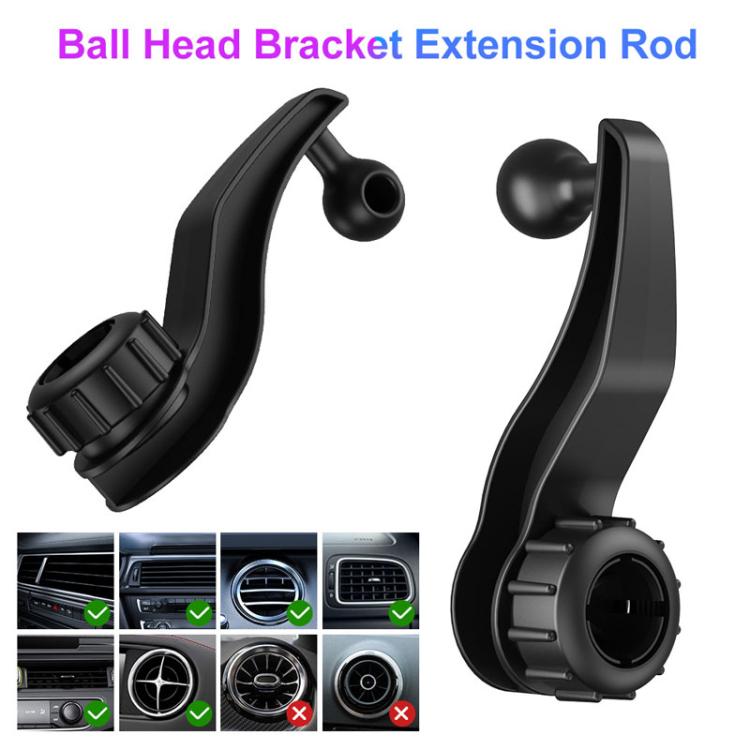 Car Phone Holder Extension Rod Vehicle Air Vent Clip Phone Accessories