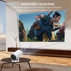 Game Projector Android 11 System With Wireless Gaming Controller 720P Home Theater, HY300