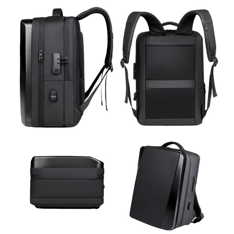 OUMANTU 966 Large-Capacity Waterproof Three-Dimensional Password Lock Laptop Backpack