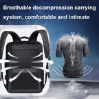 OUMANTU 966 Large-Capacity Waterproof Three-Dimensional Password Lock Laptop Backpack