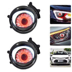 3-Inch Car Motorcycle LED Demon Eye Light Modification, For Two