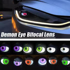 3-Inch Car Motorcycle LED Demon Eye Light Modification, For Two