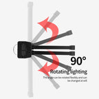 Double-Sided COB 90-Degree Folding Work Light Magnet With Hook Maintenance Light