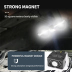 Double-Sided COB 90-Degree Folding Work Light Magnet With Hook Maintenance Light