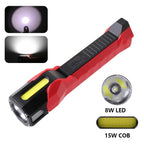 Magnet-Hook COB Rotating Strong Light Emergency Work Light