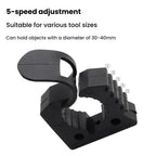 2pcs Outdoor Quick-Release Rubber Clamp Shovel Fixing Clip For Off-road Vehicle Luggage Rack Mounting Buckle, 2 Red