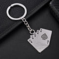 Poker Metal Car Key Chain Pendant, GX-081