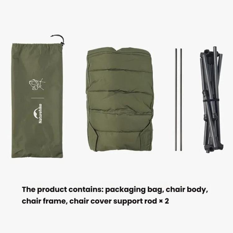 Naturehike Outdoor Folding Rocking Chair Portable Recliner Chair Leisure Camping Picnic Swing Chair