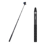 aMagisn 1.2m Carbon Fiber Invisible Selfie Stick for DJI, Insta360, GoPro and Other Action Cameras, AM23
