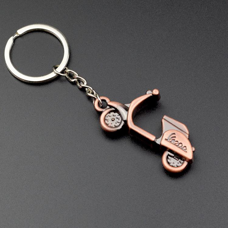 Electric Motorcycle Metal Keychain Pendant