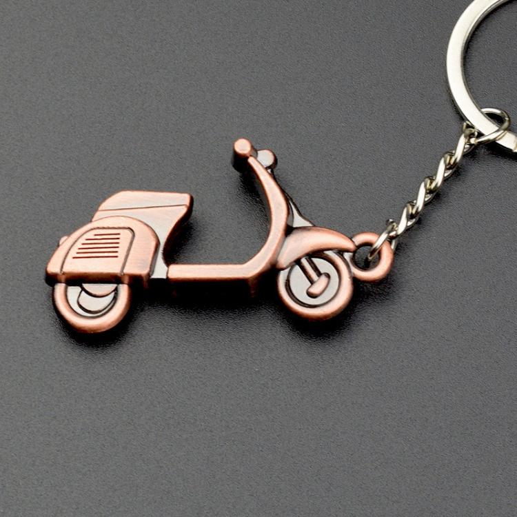 Electric Motorcycle Metal Keychain Pendant