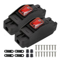 Waterproof Screw-type Wiring High-power High-temperature Resistant Switch, Red 12-24V, Red 220V