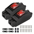 Waterproof Screw-type Wiring High-power High-temperature Resistant Switch, Red 12-24V, Red 220V
