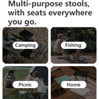 Naturehike Folding Stool Portable Outdoor Camping Aluminum Chair