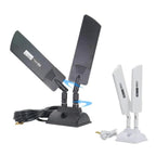 42dbi 5G Router External Antenna Outdoor Long Range WiFi Signal Coverage Booster, SMA Male Black, TS9 Black, TS9 White