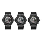 Dulunwe 6067A 30m Waterproof Luminous Automatic Mechanical Watch
