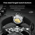 Dulunwe 6067A 30m Waterproof Luminous Automatic Mechanical Watch