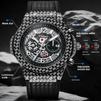 Dulunwe 6067A 30m Waterproof Luminous Automatic Mechanical Watch