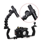 Adjustable Diving Flashlight Holder Mount Clamp For Dive Photography, Diameter 20mm, Diameter 22mm, Diameter 24mm, Diameter 26mm, Diameter 28mm, Diameter 30mm, Diameter 32mm, Diameter 34mm, Diameter 36mm, Diameter 38mm