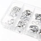 M1.5-M10 304 Stainless Steel E-Type Open Retaining Ring Kit, E-Type Open Retaining Ring Kit