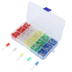 500pcs / Box LED 5 Colors Light Emitting Diode Boxed Set, F3, F5