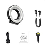 Sea Frogs SL-108 40m/130FT Underwater Photography Macro Ring Light, SL-108 Black, SL-108 Red