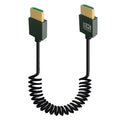 8K 60HZ HDMI 2.1 Spring Cable 0.5m Length, Straight Head, Right Bend, Left Bend, Positive Bend, Reverse Bend, Micro HDMI To HDMI Straight, Micro HDMI Left Bend, Micro HDMI Right Bend, Micro HDMI Positive Bend, Micro HDMI Reverse Bend, Mini HDMI Straigh...
