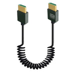 8K 60HZ HDMI 2.1 Spring Cable 0.5m Length, Straight Head, Right Bend, Left Bend, Positive Bend, Reverse Bend, Micro HDMI To HDMI Straight, Micro HDMI Left Bend, Micro HDMI Right Bend, Micro HDMI Positive Bend, Micro HDMI Reverse Bend, Mini HDMI Straigh...