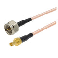 F Male To CRC9 Male Coaxial RF Cable RG316 Jumper Cable, 10cm, 20cm, 30cm, 50cm