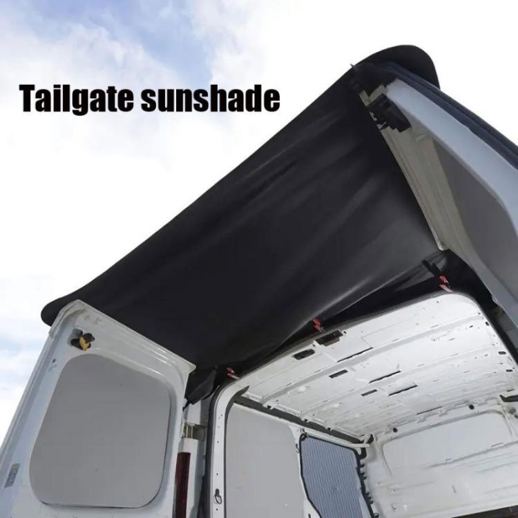 Thickened Waterproof Sunshade Oxford Cloth RV Tailgate Sunshade Cover For Ford Transit Custom, 176 x 114cm